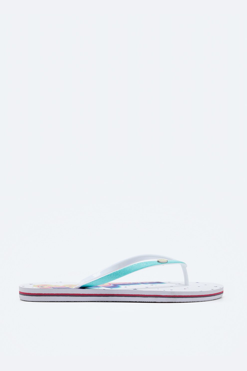 Pepe Jeans London, Papuci flip-flop cu aspect stralucitor