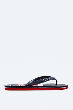 Pepe Jeans London, Papuci flip-flop de cauciuc Pepe Jeans London, Papuci flip-flop de cauciuc