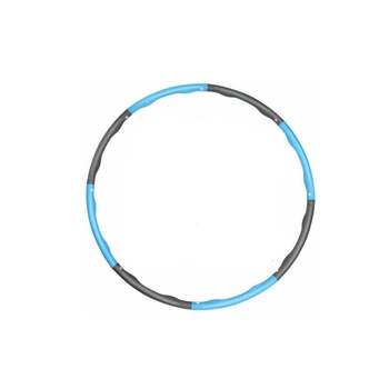 Cerc Hula Hoop pentru masaj si slabit, demontabil albastru/gri, 95 cm, 1.2 kg, 4301 Cerc Hula Hoop pentru masaj si slabit, demontabil albastru/gri, 95 cm, 1.2 kg, 4301