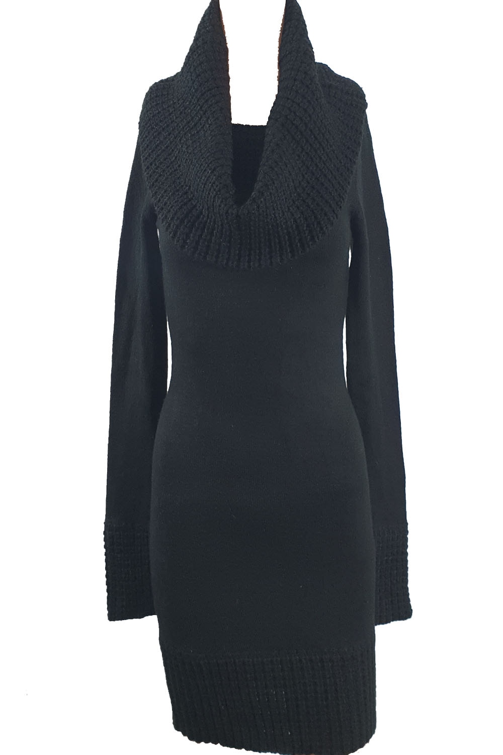 Rochie Tally Weijl guler amplu, Negru