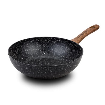 Wok aluminiu 28 cm cu invelis stone antiaderent Nature NAVA NV 144 110 Wok aluminiu 28 cm cu invelis stone antiaderent Nature NAVA NV 144 110
