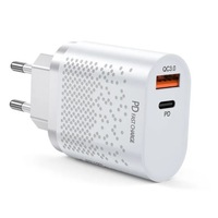 incarcator retea si priza inteligent cu 2 porturi usb ultra charge 1x usb 30 si 1x usb tip c cu incarcare super rapida compatibil universal alb original deals imagen 15_0_
0