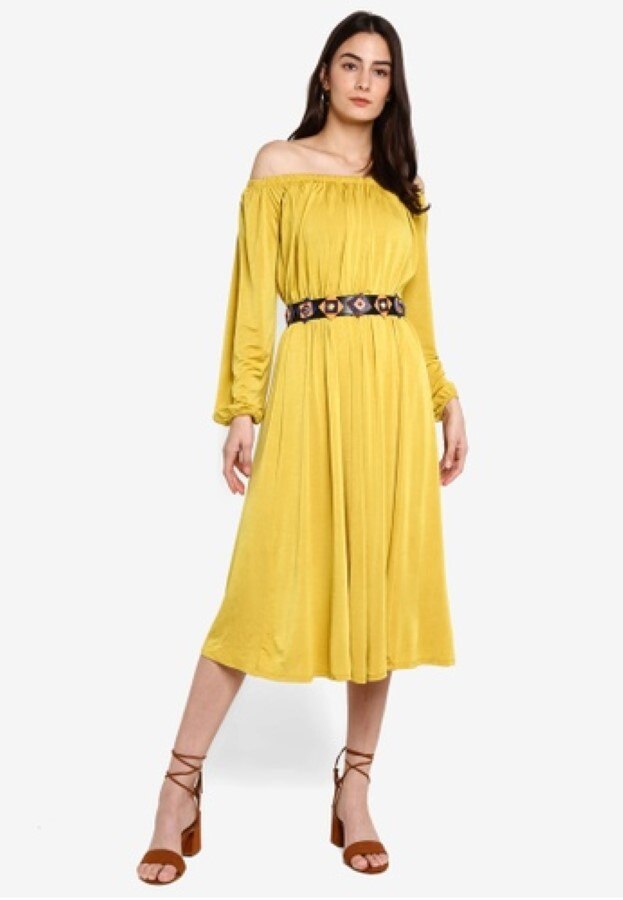 Rochie Desigual 38, Ocru lucios