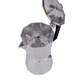 Espressor Aluminiu pentru 6 Cesti, Argintiu/Negru, Cafetiera Moka
