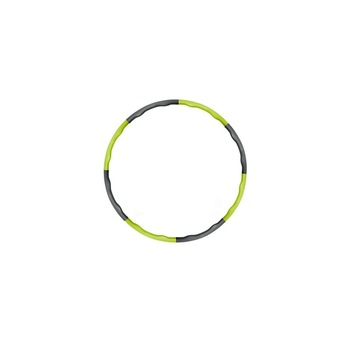 Cerc Hula Hoop pentru masaj si slabit, demontabil, verde/gri, 95 cm, 1.2 kg, 4303 Cerc Hula Hoop pentru masaj si slabit, demontabil, verde/gri, 95 cm, 1.2 kg, 4303
