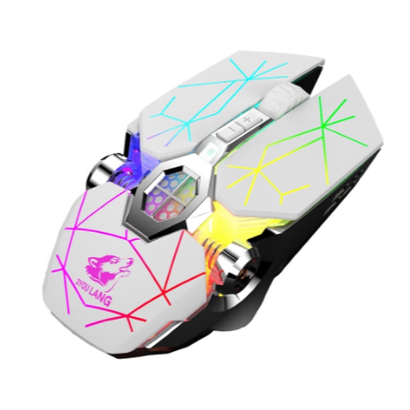 Mouse Gaming, 2400DIP, Wireless, USB, Stele Alb