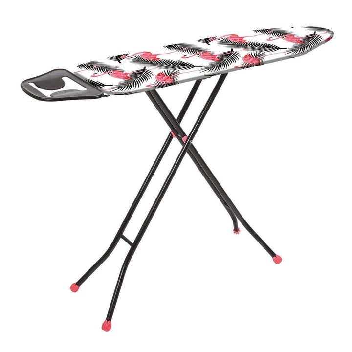Vasalódeszka vasalótartóval NOVA HOME, 97x30x90 cm, Flamingo modell