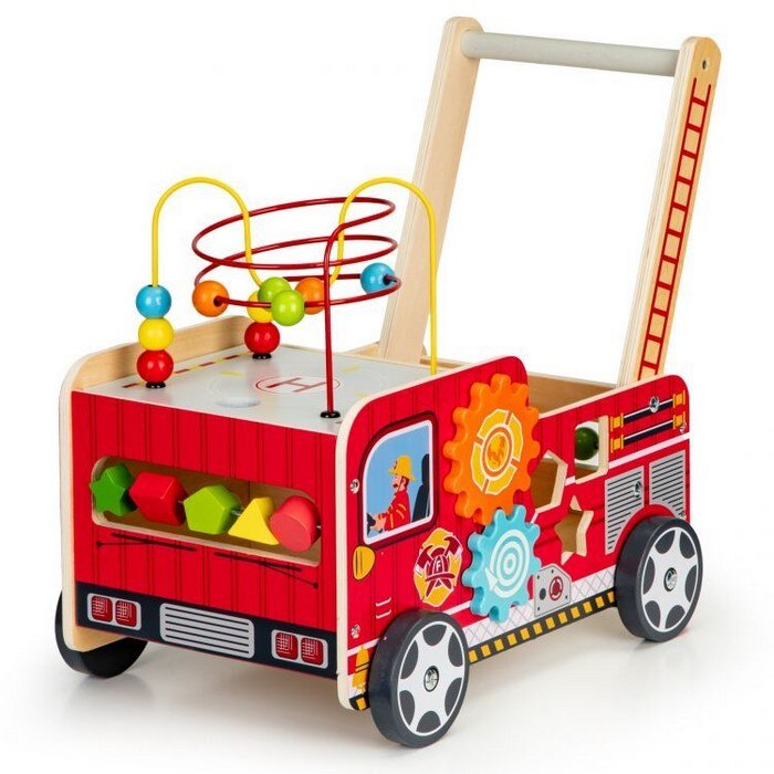 Antemergator educational cu blocuri din lemn ecotoys tl09025