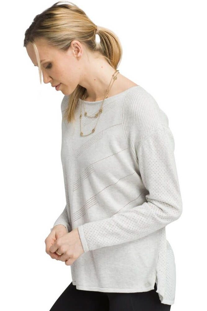 Pulover, Prana Mainspring Sweater, Alb, XS INTL