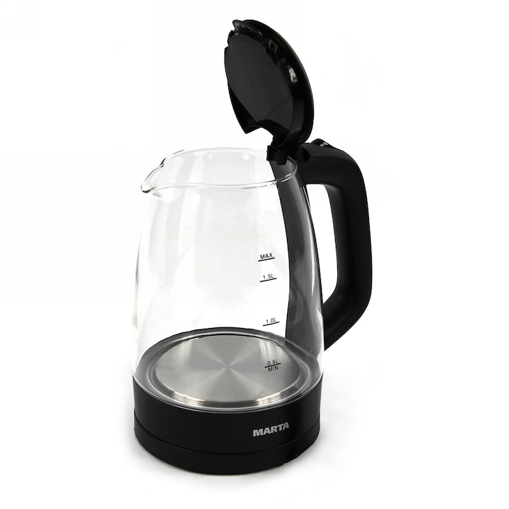 Cana electrica Girmi BL22, capacitate 1.7L, 2200W, oprire automata dupa fierbere, capac etans pentru mentinere temperatura, alba