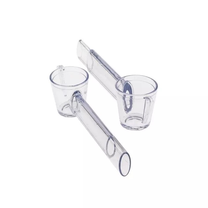 Pahar de shot dublu pentru prieteni adevarati, 75 ml, Gonga® Transparent