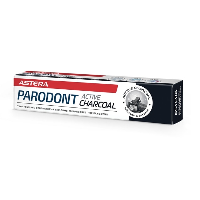 Pasta de dinti ASTERA PARODONT ACTIVE CHARCHOAL 75ml