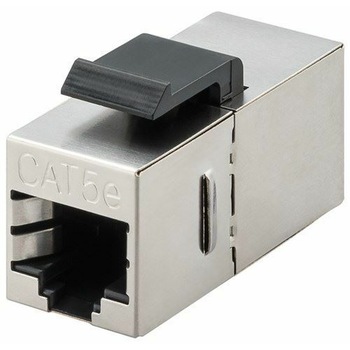 Cupla conector modul Keystone Jack cat5e LanKATT FTP/STP ecranat (full shield), Mama - Mama (RJ45-RJ45), modular, Snap in Cupla conector modul Keystone Jack cat5e LanKATT FTP/STP ecranat (full shield), Mama - Mama (RJ45-RJ45), modular, Snap in