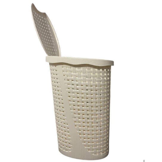 Cos pentru rufe, crem, 43 l