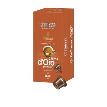 Capsule cafea Cremesso Dallmayr Crema d‘Oro 16 capsule Capsule cafea Cremesso Dallmayr Crema d‘Oro 16 capsule
