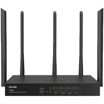 Router wireless Tenda W20E, AC1350, 5 antene Wi-Fi Gigabit Router wireless Tenda W20E, AC1350, 5 antene Wi-Fi Gigabit