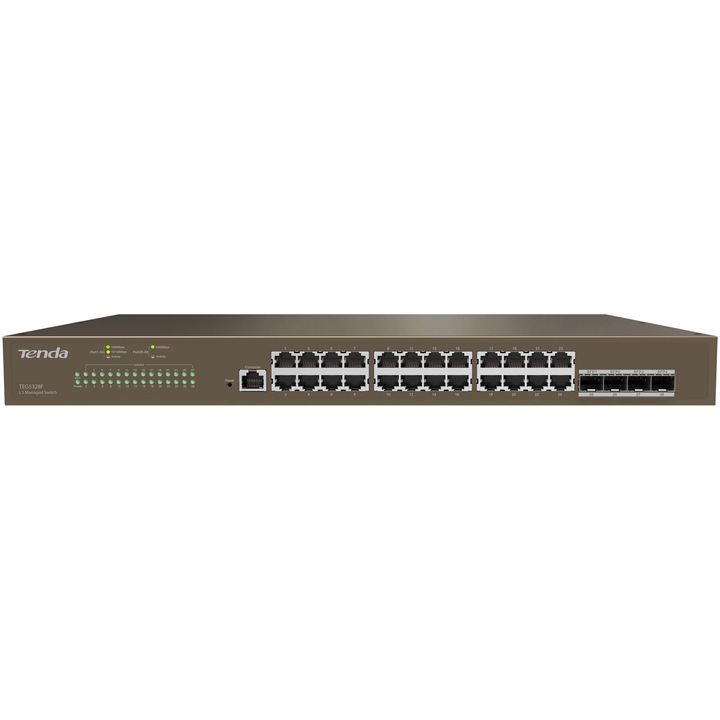 Tenda TEG5328F Switch, L3, 24-Port Gigabit