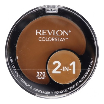Fond de ten compact si corector Revlon Colorstay 2in1 370 Toast Fond de ten compact si corector Revlon Colorstay 2in1 370 Toast
