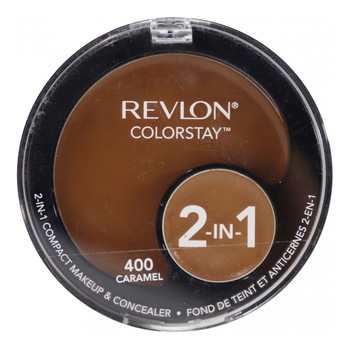 Fond de ten compact si corector Revlon Colorstay 2in1 400 Caramel Fond de ten compact si corector Revlon Colorstay 2in1 400 Caramel