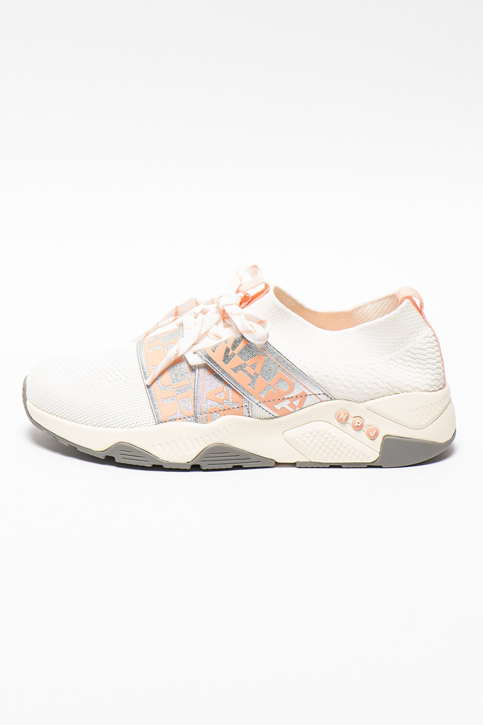 Napapijri, Pantofi sport slip-on cu logo Leaf