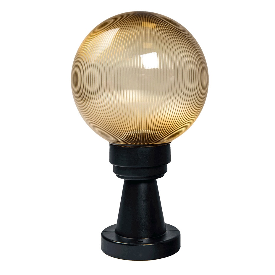 Lampa gradina ,Luka ,1 XE 27, 40W ,Auriu , 200x200x350mm , IP44