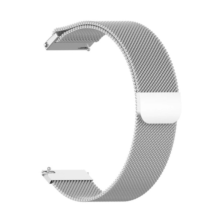 Метална магнитна каишка Nordic за smartwatch Huawei watch GT/GT 2, 42mm, Сребрист