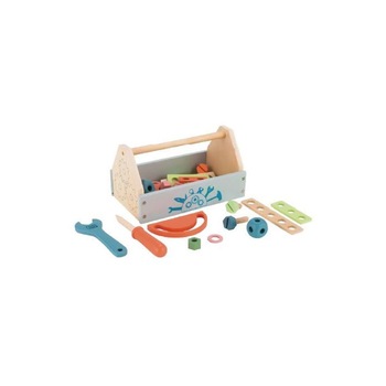 Cutie cu unelte din lemn ecotoys tl80013 Cutie cu unelte din lemn ecotoys tl80013