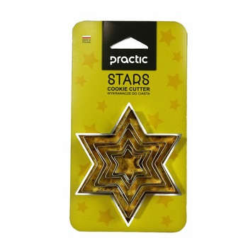 Forma fursecuri Practic set 6buc 9.3cm Stars Forma fursecuri Practic set 6buc 9.3cm Stars