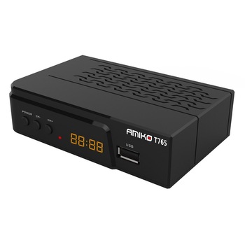 Receptor Full HD DVB-T2 pentru programe libere terestriale T765 Receptor Full HD DVB-T2 pentru programe libere terestriale T765