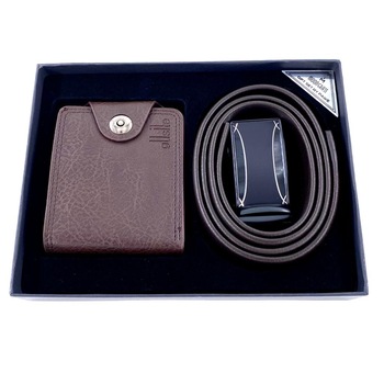 Set cadou 2 piese alcatuit din portofel si curea Set cadou 2 piese alcatuit din portofel si curea