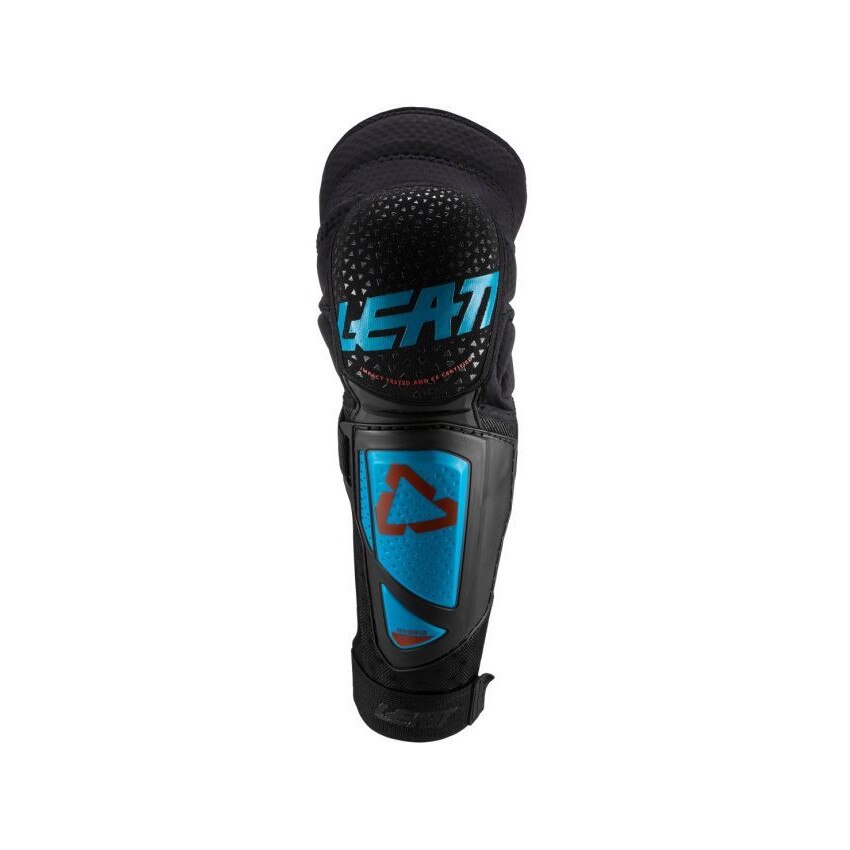 Aparatoare LEATT, Knee & shin guard 3df hybrid ext fuel/black, Negru, L/XL