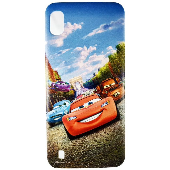 Предпазен гръб Disney Cars, 001, за Samsung Galaxy A10, Многоцветен