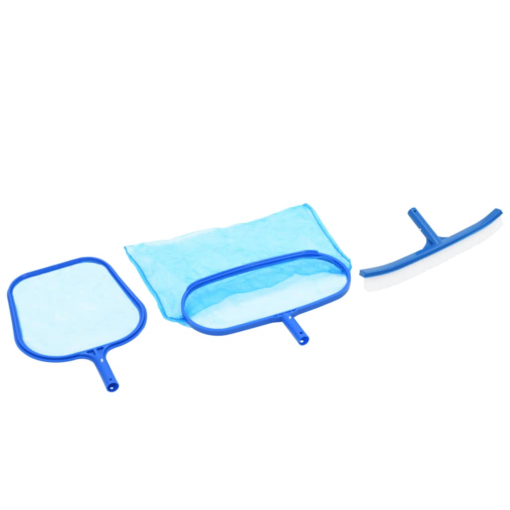 Kit de intretinere pentru piscina cu 3 piese, vidaXL, Plastic, Multicolour