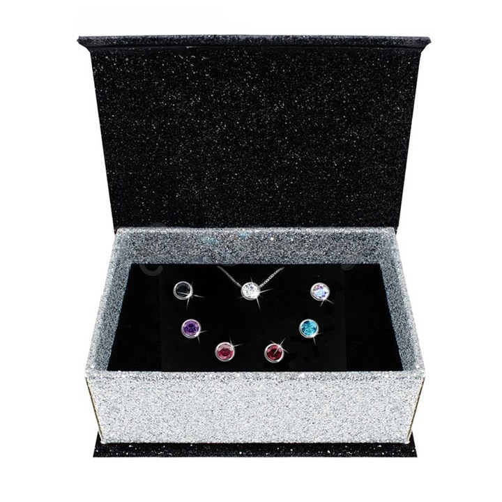 Női nyaklánc MYC 17788086-10-11-26-503, 7 db cserélhető medál készlettel, Ezüst