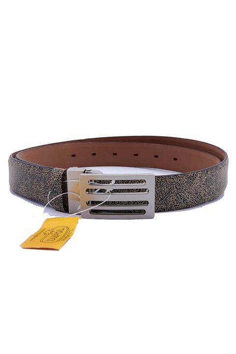 Férfi öv Kampol Modell 92050-16, Natúr bőr, Bézs, 36-90cm, Szélesség 28mm, Lengyelország