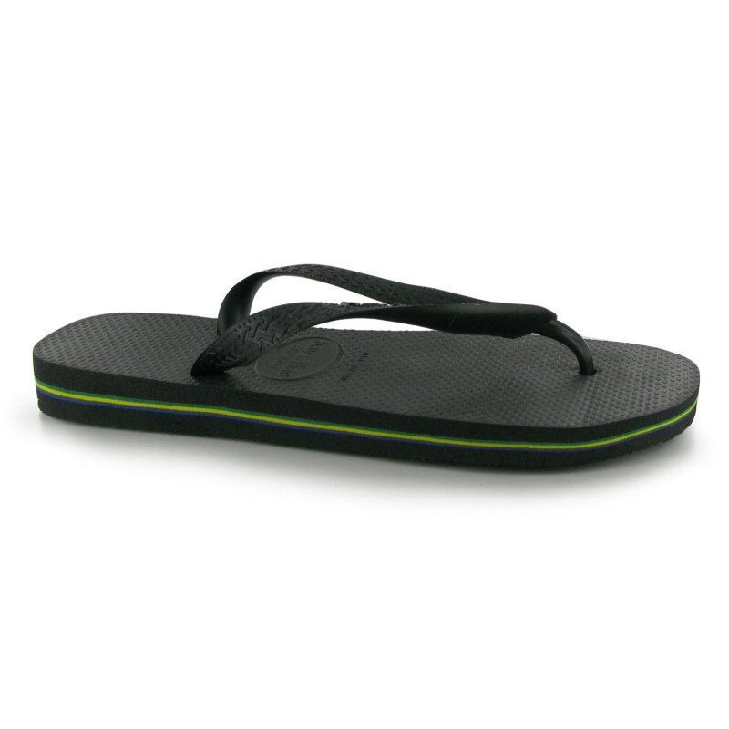 Papuci dama Havaianas Brasil, Material sintetic, 37, Negru