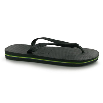 Papuci dama Havaianas Brasil, Material sintetic, 37, Negru Papuci dama Havaianas Brasil, Material sintetic, 37, Negru