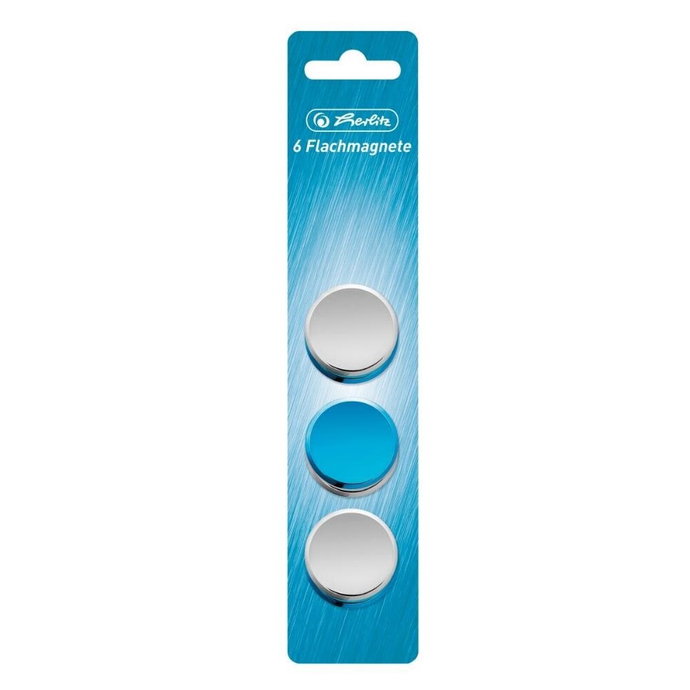 Magneti diametru 30mm, 6 buc/set, Herlitz Frozen Glam