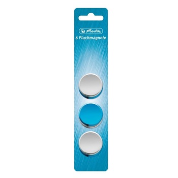 Magneti diametru 30mm, 6 buc/set, Herlitz Frozen Glam Magneti diametru 30mm, 6 buc/set, Herlitz Frozen Glam