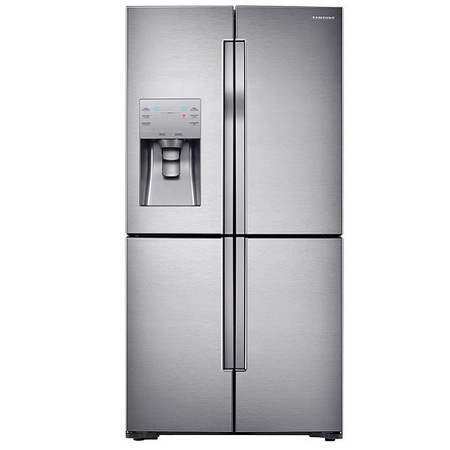 Side by side Samsung RF56J9041SR/EO, 564 l, Clasa A++, Full NoFrost, Triple Metal Cooling, Compresor Digital Invertor, Display LED, Dispenser , H 182.5 cm, Inox