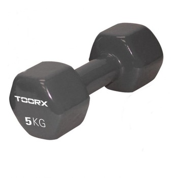 Gantera PVC TOORX 5 kg Gri Gantera PVC TOORX 5 kg Gri