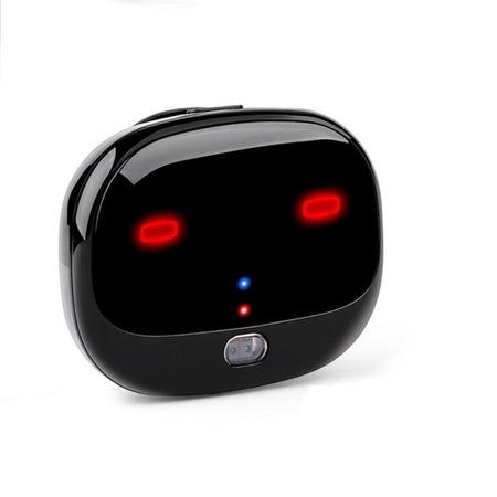 Localizator GPS pentru caini/pisici, Waterproof, 15 m, 500mAh, Negru