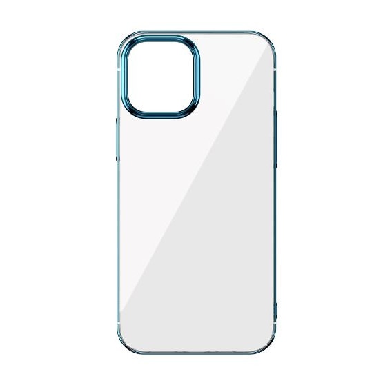 Husa pentru telefon Baseus Glitter pentru iPhone 12 Pro Max, Albastru