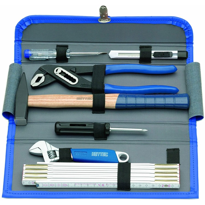 Set cu unelte de uz general, HEYTEC, 7 piese