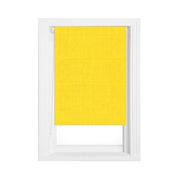 Rulou textil MINI MS-01, Rolete semi-opac , culoare galben, dimensiuni panza 98 cm x 170 cm