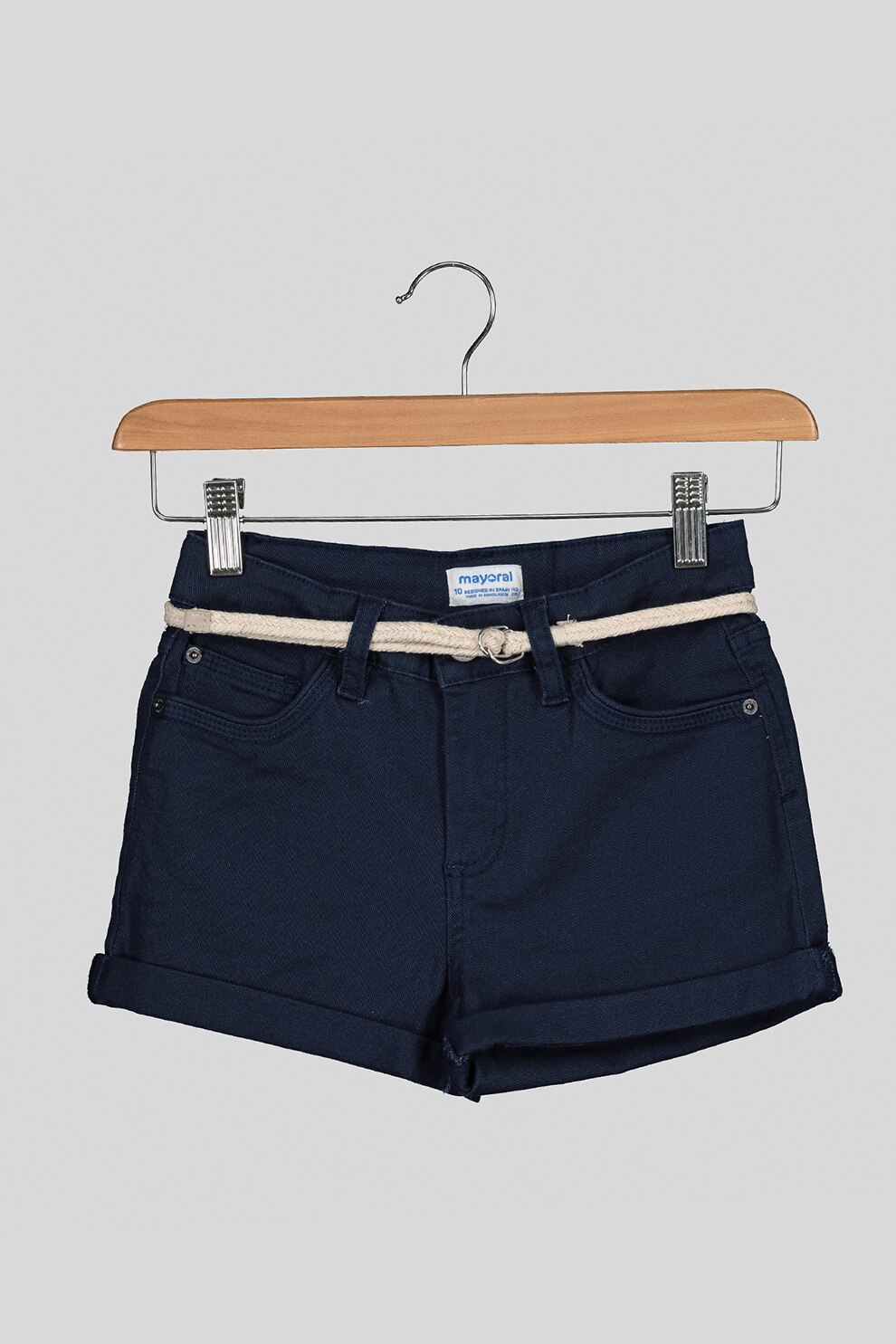 Mayoral, Pantaloni scurti cu o curea detasabila, Bleumarin