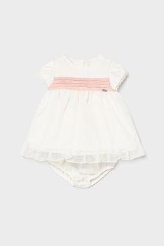 Mayoral, Rochie cu dres, Alb fildes Mayoral, Rochie cu dres, Alb fildes