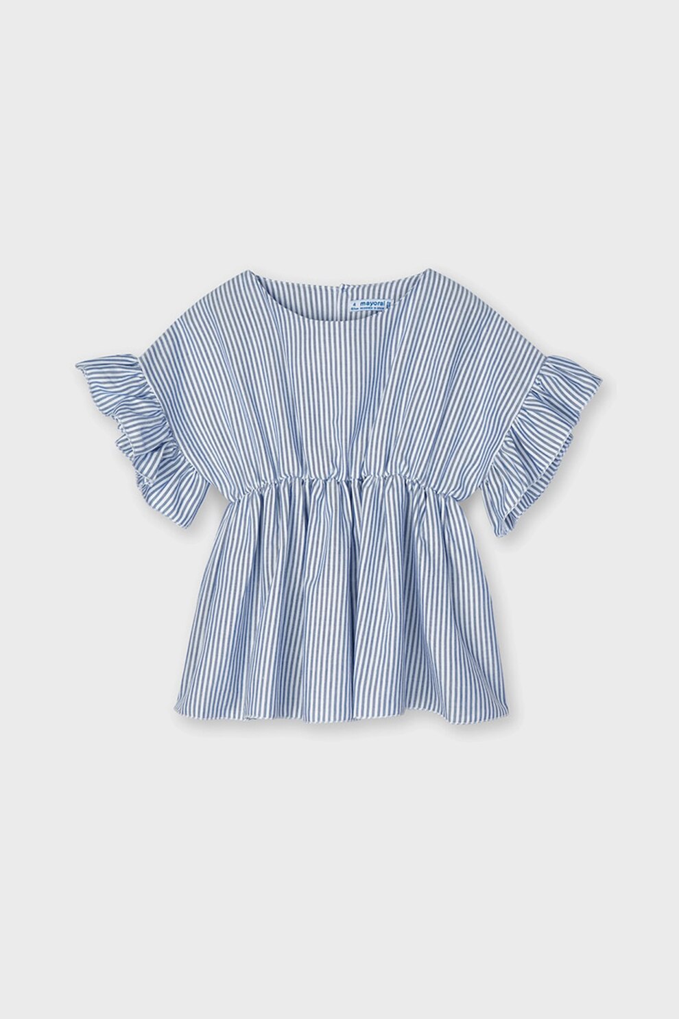 Mayoral, Bluza cu model in dungi, Bleumarin/Alb, 116 CM