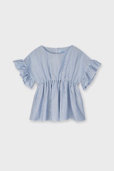Mayoral, Bluza cu model in dungi, Bleumarin/Alb, 116 CM Mayoral, Bluza cu model in dungi, Bleumarin/Alb, 116 CM