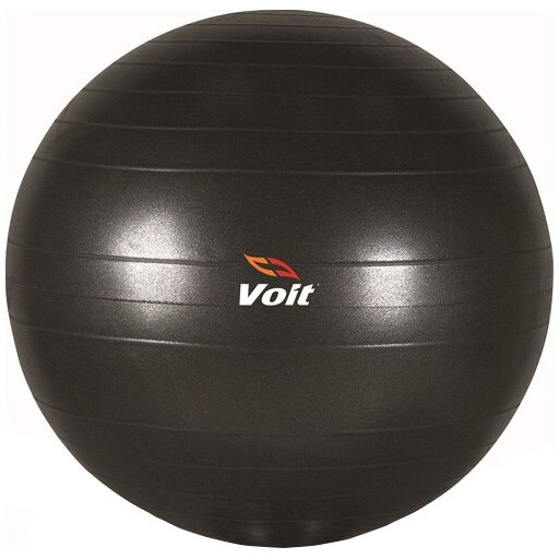 Minge fitness/yoga/pilates VOIT, 65 cm, cu pompa, culoare negru
